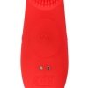 Textured Finger Vibrator - Sunrise Red
